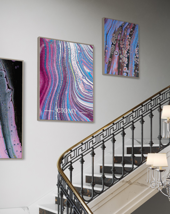 GIOMY - Art - Let's dream together - Fine Luxury wall art prints, Art for home decor. Caprio, Dove and Flittle canvas print.